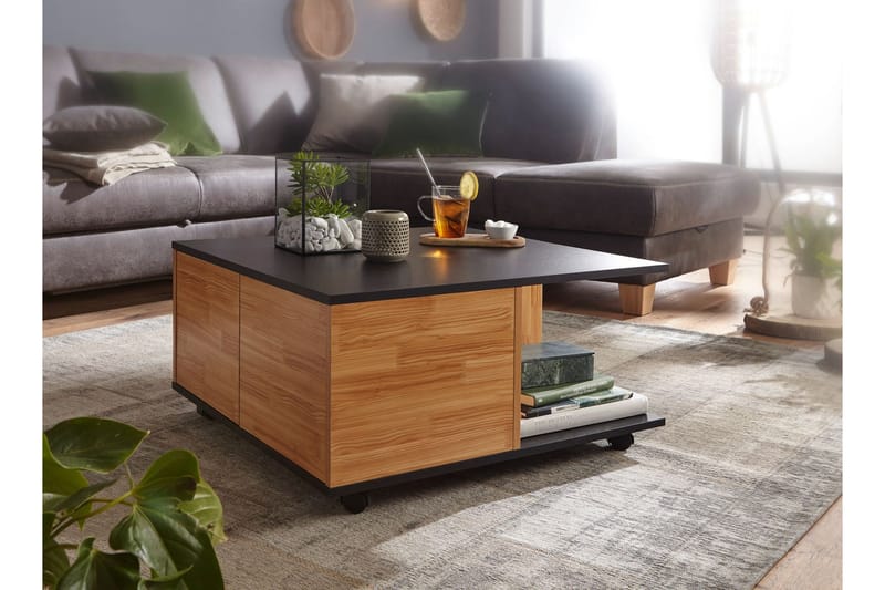 Sohvapöytä Kossey 70 cm - Musta - Huonekalut - Pöytä & ruokailuryhmä - Sohvapöytä