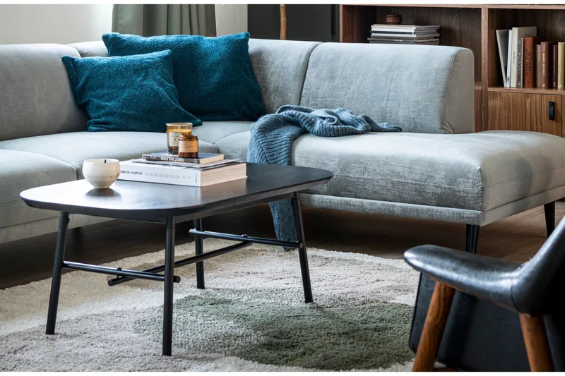 Sohvapöytä Kostroma 100 cm - Musta - Huonekalut - Pöytä & ruokailuryhmä - Sohvapöytä