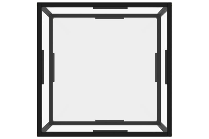 Sohvapöytä läpinäkyvä 60x60x35 cm karkaistu lasi - Läpinäkyvä - Huonekalut - Pöytä & ruokailuryhmä - Sohvapöytä