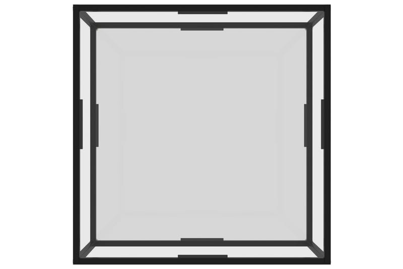 Sohvapöytä läpinäkyvä 80x80x35 cm karkaistu lasi - Läpinäkyvä - Huonekalut - Pöytä & ruokailuryhmä - Sohvapöytä