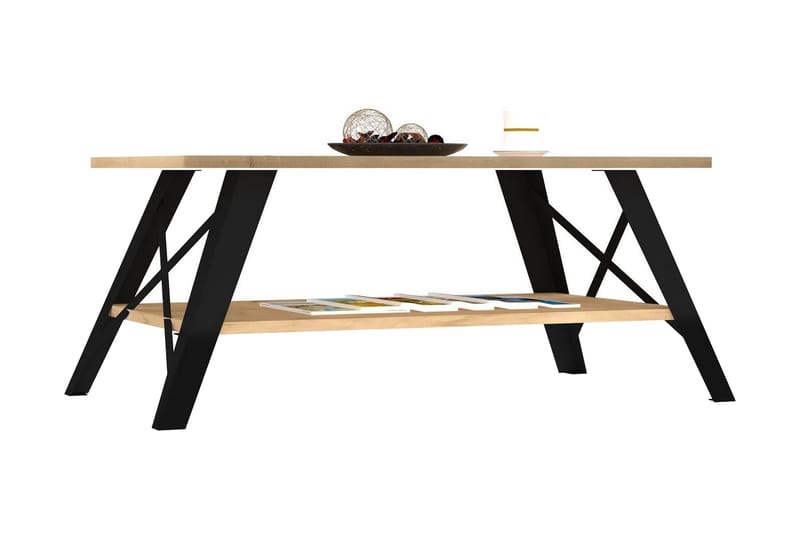 Sohvapöytä Laggartorp 98x43x98 cm - Sininen - Huonekalut - Pöytä & ruokailuryhmä - Sohvapöytä
