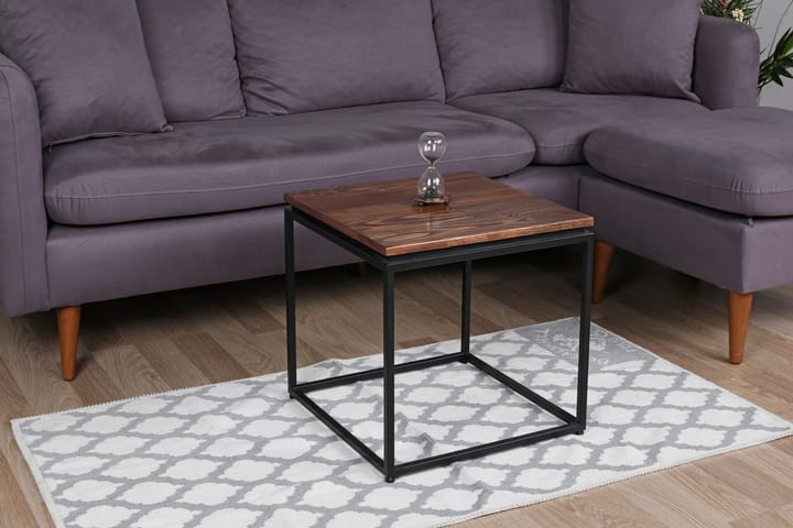Sohvapöytä Lalei 45 cm - Pähkinänruskea/Musta - Sohvapöytä
