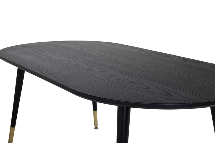 Sohvapöytä Larrinzar 120 cm - Musta/Messinki - Sohvapöytä