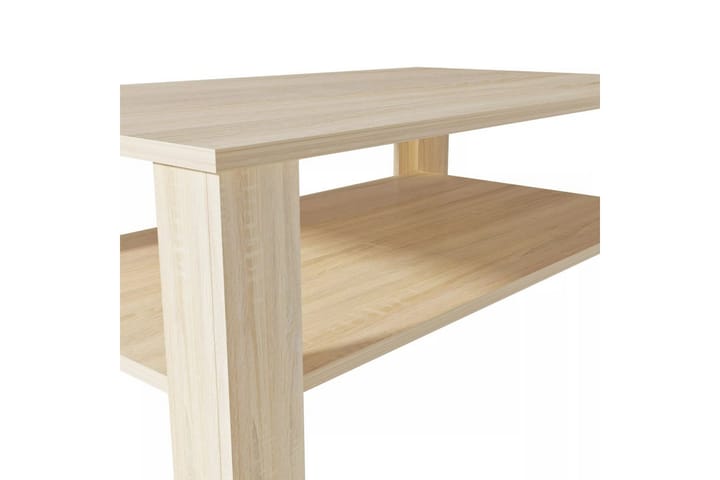 Sohvapöytä lastulevy 100x59x42 cm tammen värinen - Ruskea - Sohvapöytä