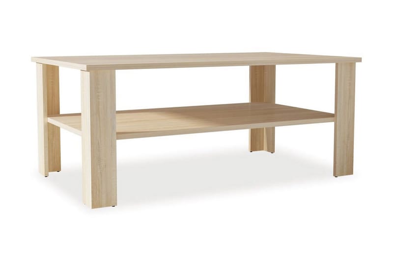 Sohvapöytä lastulevy 100x59x42 cm tammen värinen - Ruskea - Huonekalut - Pöytä & ruokailuryhmä - Sohvapöytä