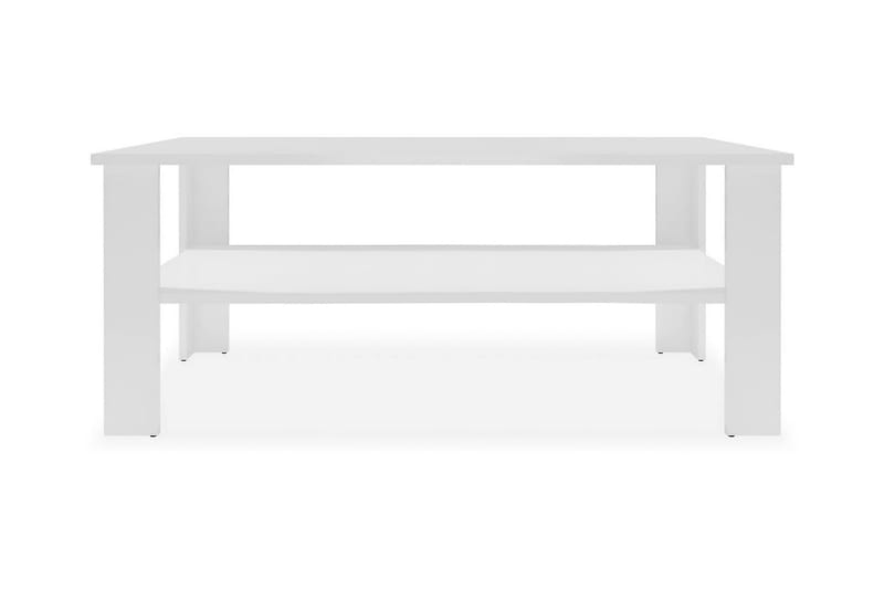 Sohvapöytä lastulevy 100x59x42 cm valkoinen - Valkoinen - Huonekalut - Pöytä & ruokailuryhmä - Sohvapöytä