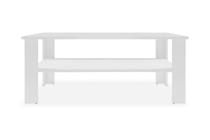Sohvapöytä lastulevy 100x59x42 cm valkoinen - Valkoinen - Sohvapöytä