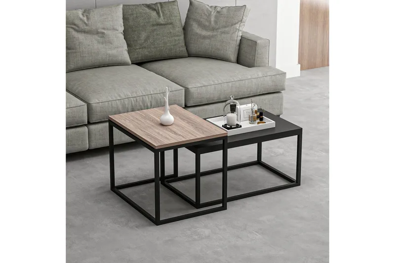 Sohvapöytä Leka 72 cm, Musta