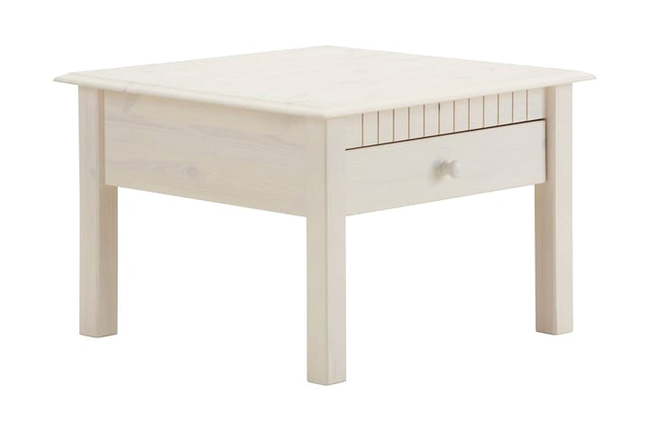 Sohvapöytä Lidwina 60 cm - Valkoinen - Sohvapöytä