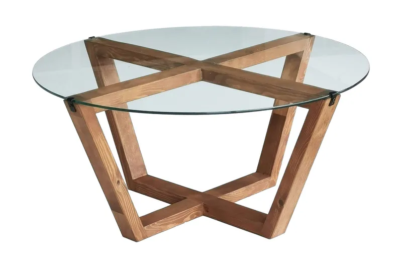 Sohvapöytä Lilya 75x35x75 cm, Ruskea