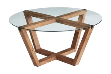 Sohvapöytä Lilya 75x35x75 cm - Ruskea - Huonekalut - Pöytä & ruokailuryhmä - Sohvapöytä