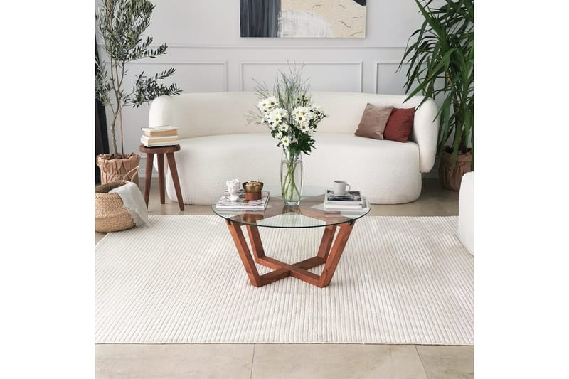 Sohvapöytä Lilya 75x35x75 cm - Ruskea - Huonekalut - Pöytä & ruokailuryhmä - Sohvapöytä