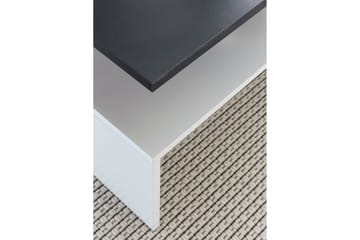 Sohvapöytä Logalbo 90 cm Säilytyksellä Hylly - Musta/Valkoinen - Huonekalut - Pöytä & ruokailuryhmä - Sohvapöytä