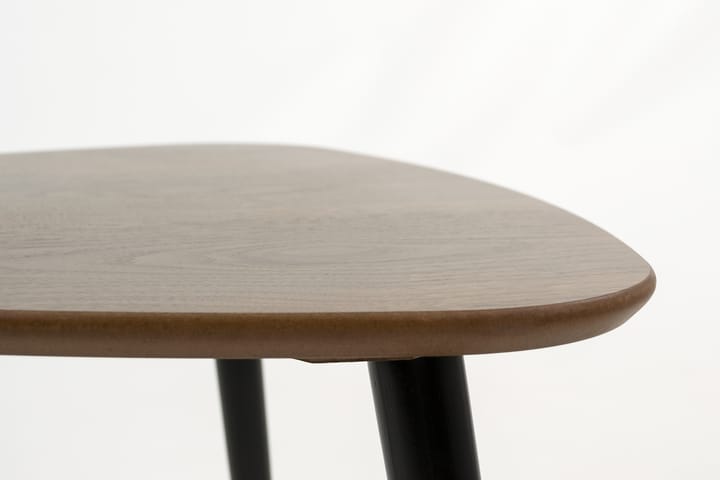 Sohvapöytä Lovitz 62 cm Soikea - Pähkinä/Musta - Sohvapöytä