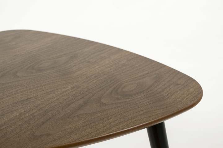 Sohvapöytä Lovitz 62 cm Soikea - Pähkinä/Musta - Sohvapöytä