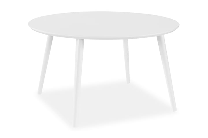 Sohvapöytä Lovitz 90 cm Pyöreä - Valkoinen - Sohvapöytä