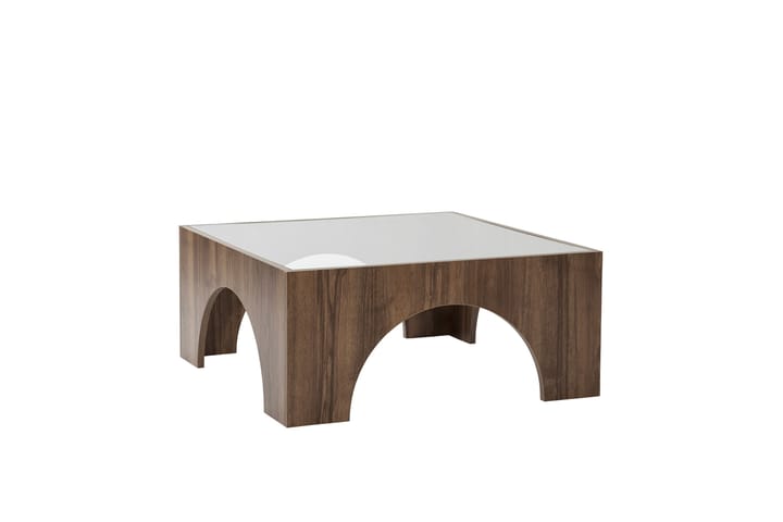 Sohvapöytä Lowan 80 cm - Pähkinä - Sohvapöytä
