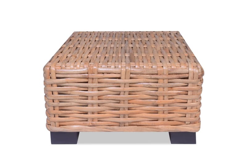 Sohvapöytä luonnollinen rottinki 45x45x30 cm - Ruskea - Huonekalut - Pöytä & ruokailuryhmä - Sohvapöytä