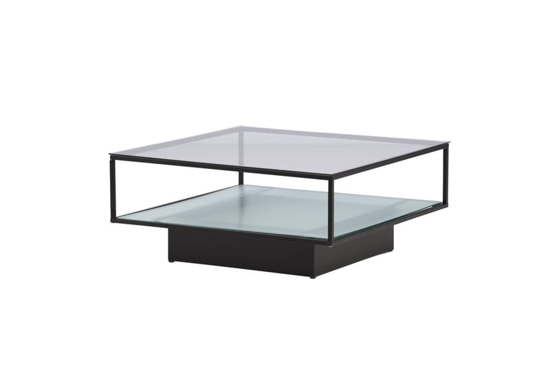 Sohvapöytä Maglehem 90x90x37,5 cm - Musta - Huonekalut - Pöytä & ruokailuryhmä - Sohvapöytä