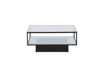 Sohvapöytä Maglehem 90x90x37,5 cm - Musta - Huonekalut - Pöytä & ruokailuryhmä - Sohvapöytä - Sohvapöytä säilytystilalla