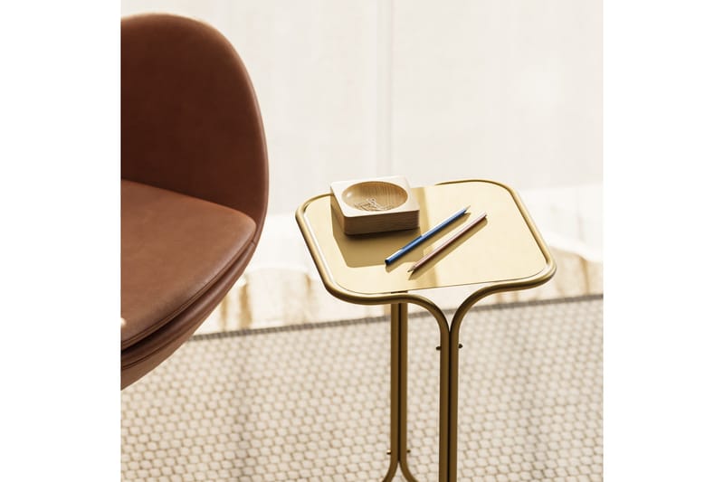 Sohvapöytä Mamta 30 cm - Kulta - Huonekalut - Pöytä & ruokailuryhmä - Sohvapöytä