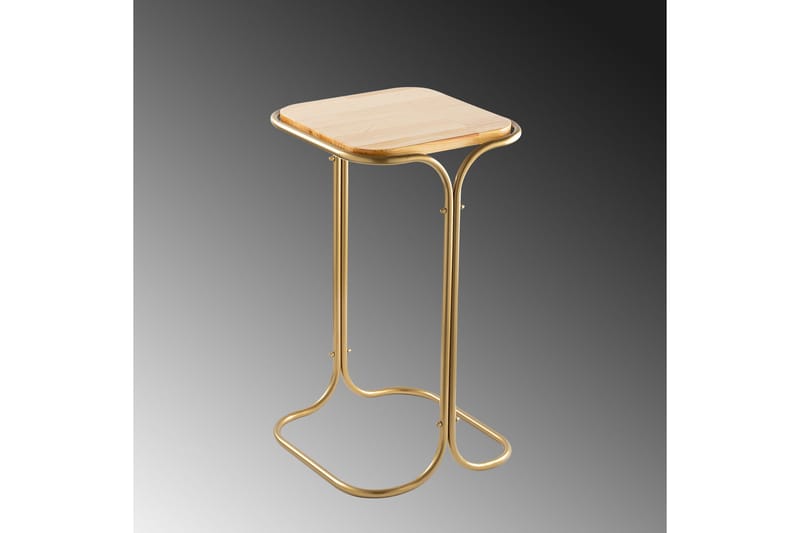 Sohvapöytä Mamta 30 cm - Kulta/Natural - Huonekalut - Pöytä & ruokailuryhmä - Sohvapöytä