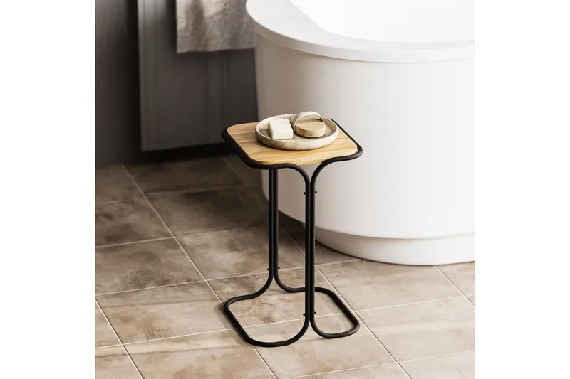 Sohvapöytä Mamta 30 cm - Musta/Natural - Huonekalut - Pöytä & ruokailuryhmä - Sohvapöytä