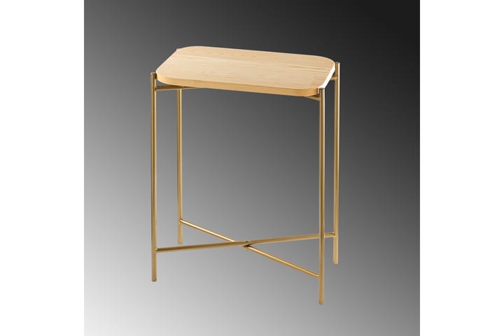 Sohvapöytä Mamta 40 cm - Kulta/Natural - Sohvapöytä