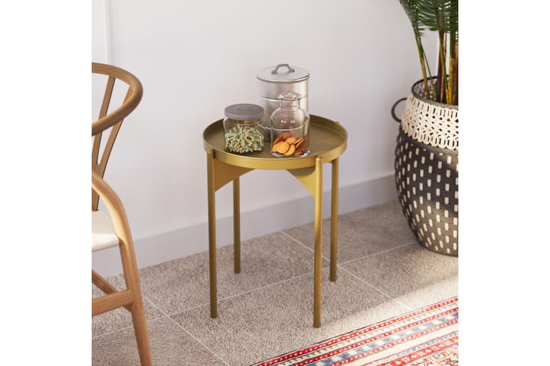 Sohvapöytä Mamta 44 cm - Kulta - Huonekalut - Pöytä & ruokailuryhmä - Sohvapöytä