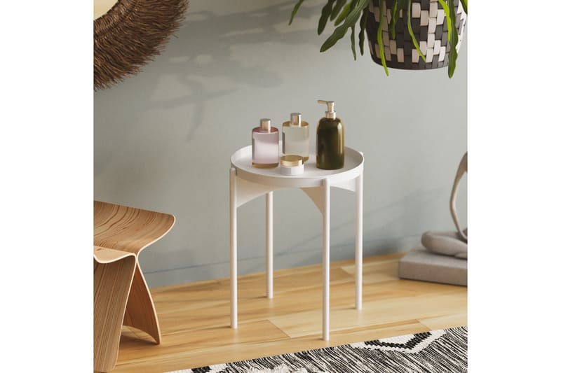 Sohvapöytä Mamta 44 cm, Valkoinen