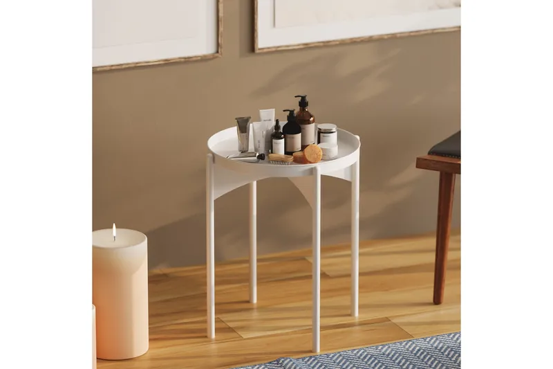 Sohvapöytä Mamta 44 cm - Valkoinen - Huonekalut - Pöytä & ruokailuryhmä - Sohvapöytä