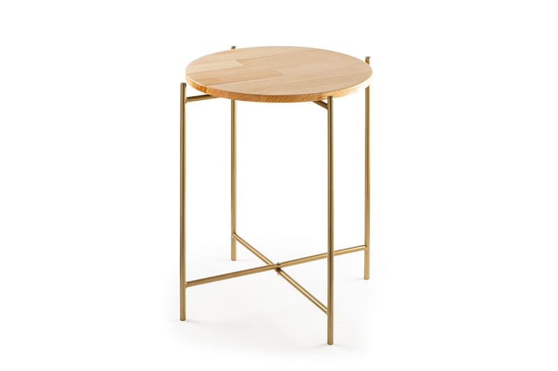 Sohvapöytä Mamta 46 cm - Kulta/Natural - Huonekalut - Pöytä & ruokailuryhmä - Sohvapöytä