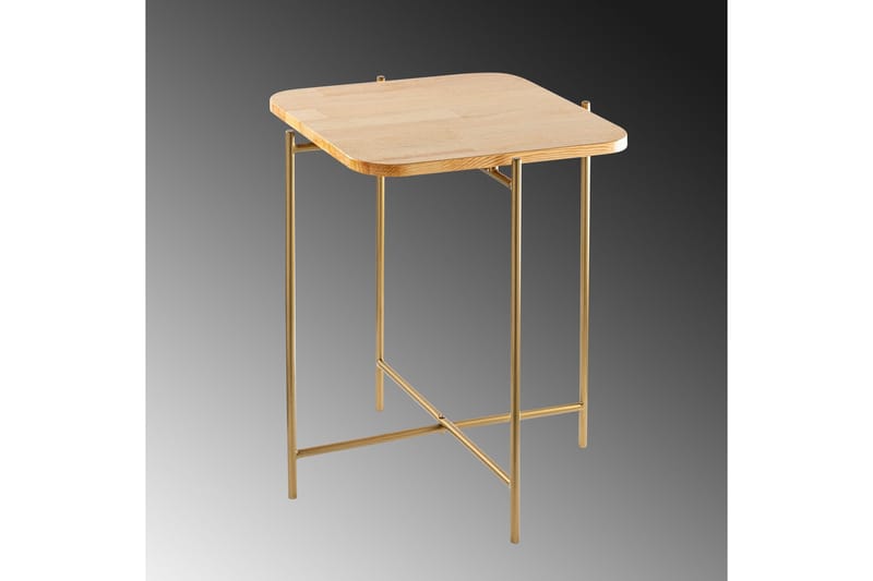 Sohvapöytä Mamta 46 cm - Kulta/Natural - Huonekalut - Pöytä & ruokailuryhmä - Sohvapöytä