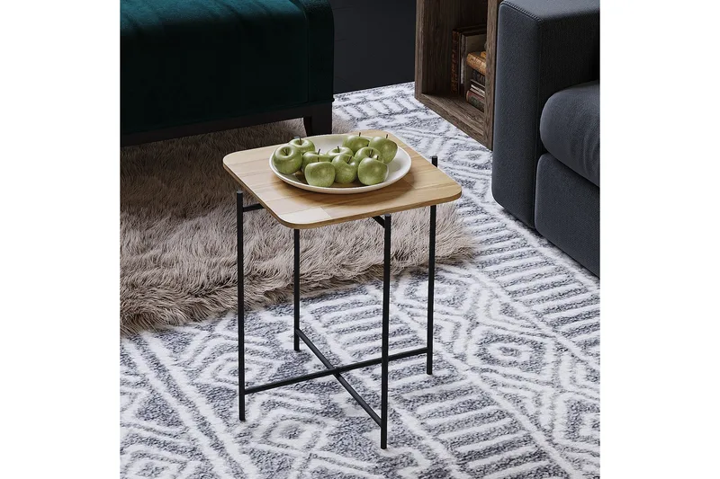 Sohvapöytä Mamta 46 cm, Musta/Natural