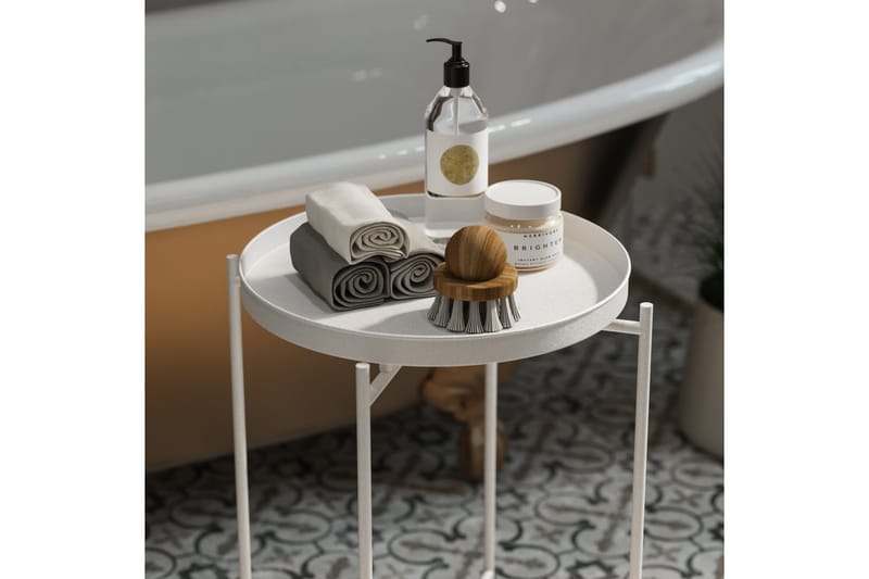 Sohvapöytä Mamta 46 cm - Valkoinen - Huonekalut - Pöytä & ruokailuryhmä - Sohvapöytä