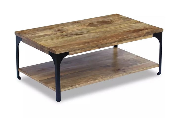 Sohvapöytä Mangopuu 100x60x38 cm - Ruskea - Sohvapöytä