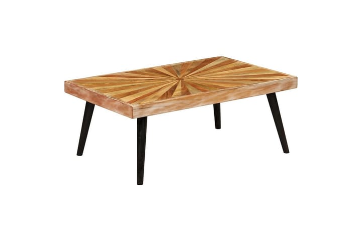 Sohvapöytä mangopuu 90x55x36 cm - Ruskea - Sohvapöytä