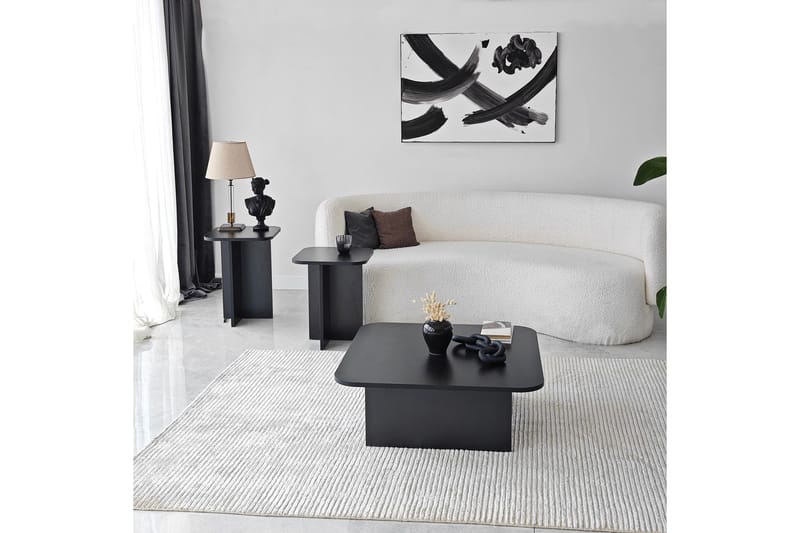 Sohvapöytä Masakage 40 cm - Musta - Huonekalut - Pöytä & ruokailuryhmä - Sohvapöytä