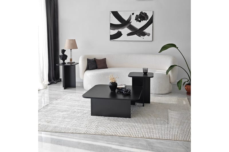 Sohvapöytä Masakage 40 cm - Musta - Huonekalut - Pöytä & ruokailuryhmä - Sohvapöytä
