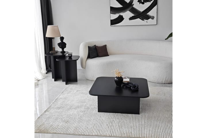 Sohvapöytä Masakage 40 cm - Musta - Sohvapöytä
