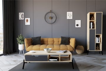 Sohvapöytä Masako 100x28,2x100 cm - Sininen - Huonekalut - Pöytä & ruokailuryhmä - Sohvapöytä