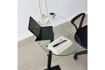 Sohvapöytä Mastara 70x40x70 cm Soikea - Musta - Huonekalut - Pöytä & ruokailuryhmä - Sohvapöytä