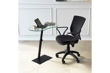 Sohvapöytä Mastara 70x40x70 cm Soikea - Musta - Huonekalut - Pöytä & ruokailuryhmä - Sohvapöytä