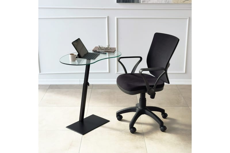 Sohvapöytä Mastara 70x40x70 cm Soikea - Musta - Huonekalut - Pöytä & ruokailuryhmä - Sohvapöytä