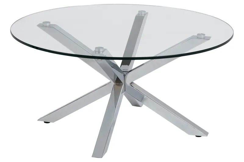 Sohvapöytä Matysik 82 cm Pyöreä, Harmaa