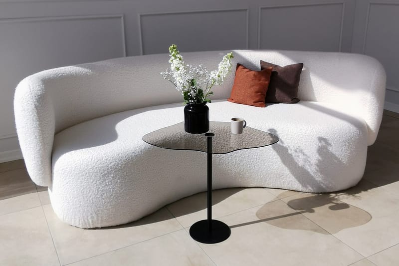 Sohvapöytä Mavericka 60x45x60 cm Soikea - Musta - Huonekalut - Pöytä & ruokailuryhmä - Sohvapöytä