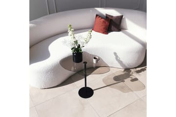 Sohvapöytä Mavericka 60x45x60 cm Soikea - Musta - Huonekalut - Pöytä & ruokailuryhmä - Sohvapöytä