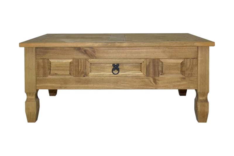 Sohvapöytä Meksikon mänty Corona-sarja 100x60x45 cm - Ruskea - Huonekalut - Pöytä & ruokailuryhmä - Sohvapöytä