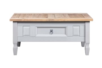Sohvapöytä Meksikon mänty Corona-sarja harmaa 100x60x45 cm - Harmaa - Huonekalut - Pöytä & ruokailuryhmä - Sohvapöytä