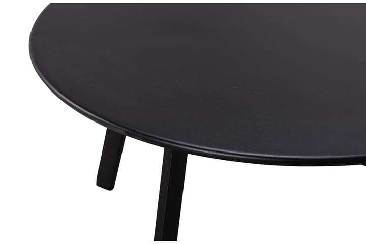 Sohvapöytä Menefer Pyöreä 70 cm - Musta - Sohvapöytä
